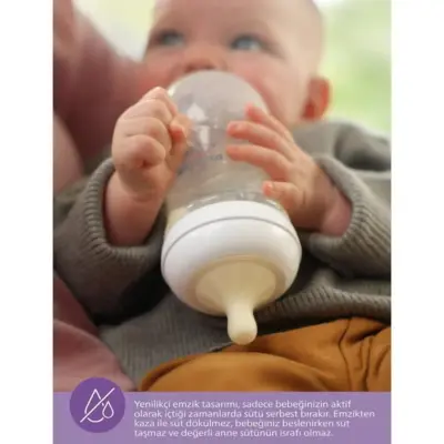 Philips Avent Doğal Tepkili PP Biberon Seti 2li 260ml 1+ Ay - 5