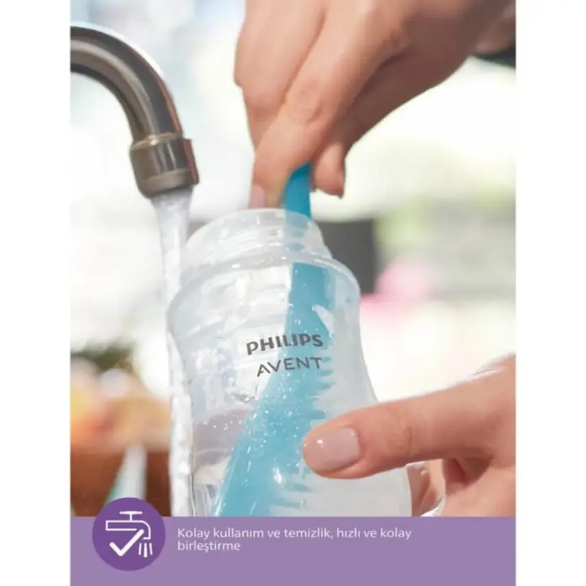 Philips Avent Doğal Tepkili PP Biberon Seti 2li 260ml 1+ Ay - 8