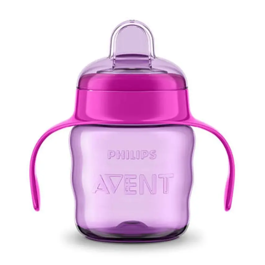 Philips Avent Eğitici Damlatmaz Bardak Mor 6m+ 7oz/200ml SCF551/03 - 3