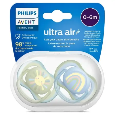 Philips Avent SCF085/58 Ultra Air Emzik 2li Erkek 0-6 Ay  - 2