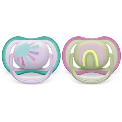 Philips Avent SCF085/59 Ultra Air Emzik 2li Kız 0-6 Ay  - 2