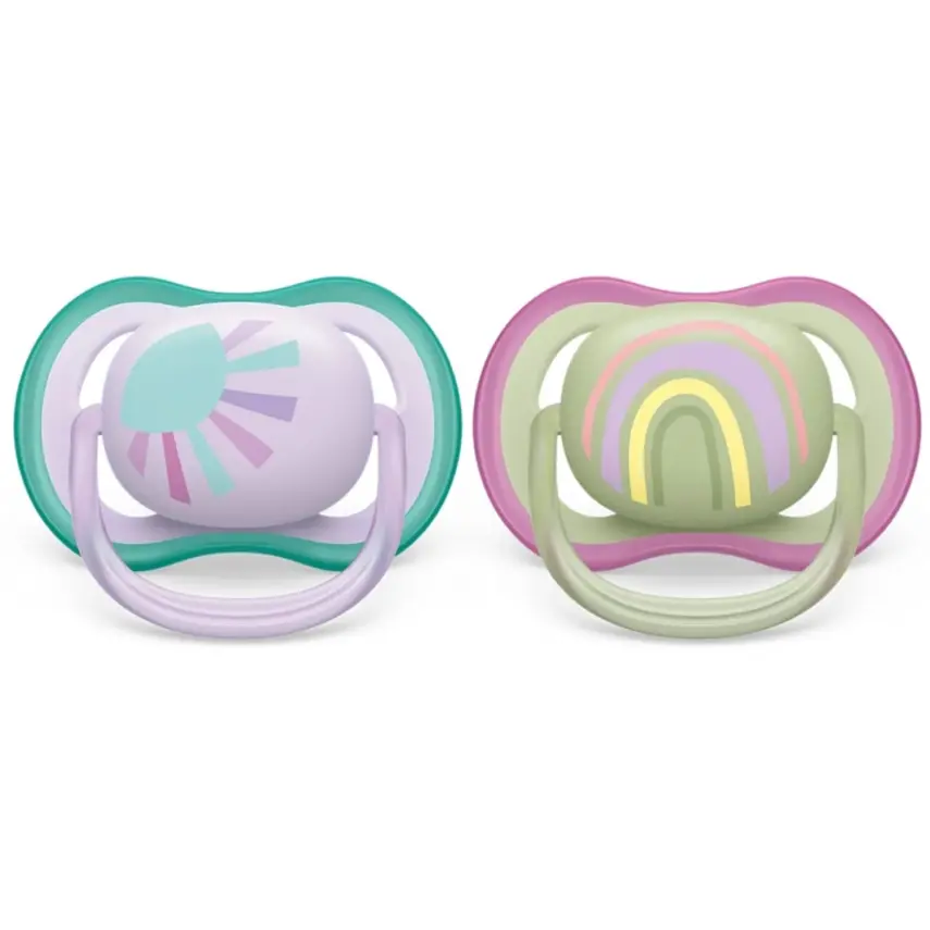 Philips Avent SCF085/59 Ultra Air Emzik 2li Kız 0-6 Ay  - 2