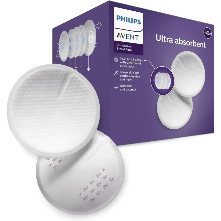 Philips Avent Tek Kullanımlık Göğüs Pedi 60lı SCF254/61  - 1