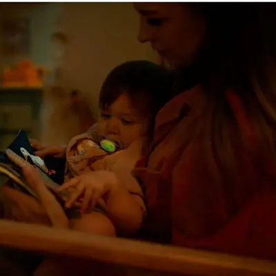 Philips Avent Ultra Air Silikon Emzik 2li 18+ Ay Nighttime Desenli SCF376/01  - 2