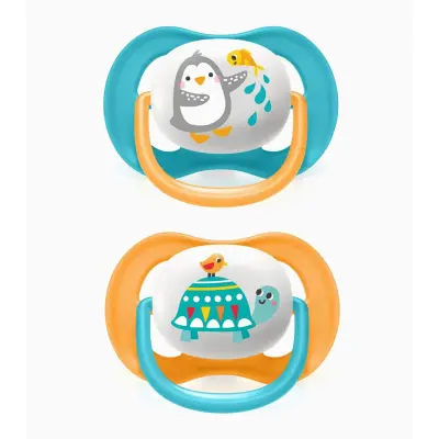 Philips Avent Ultra Air Silikon Emzik 6-18 Ay Erkek  SCF080/07 - 4