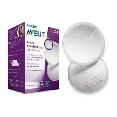 Philips Avent  Ultrakonfor Tek Kullanımlık Göğüs Pedi 24'lü SCF254/24 - 3