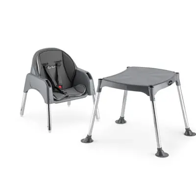 Pierre Cardin Cookie Çok Fonksiyonlu Mama Sandalyesi Silver Antrasit - 5