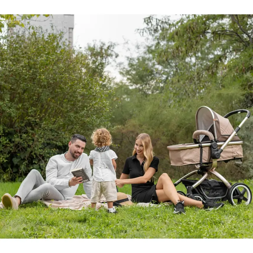 Pierre Cardin Legend Çift Yönlü Travel Sistem- Seyahat Sistem Bebek Arabası Füme - 11