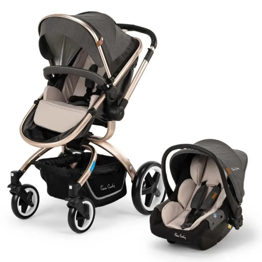 Pierre Cardin Legend Çift Yönlü Travel Sistem- Seyahat Sistem Bebek Arabası Füme - 1