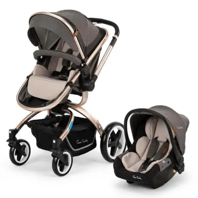 Pierre Cardin Legend Çift Yönlü Travel Sistem- Seyahat Sistem Bebek Arabası Gri 