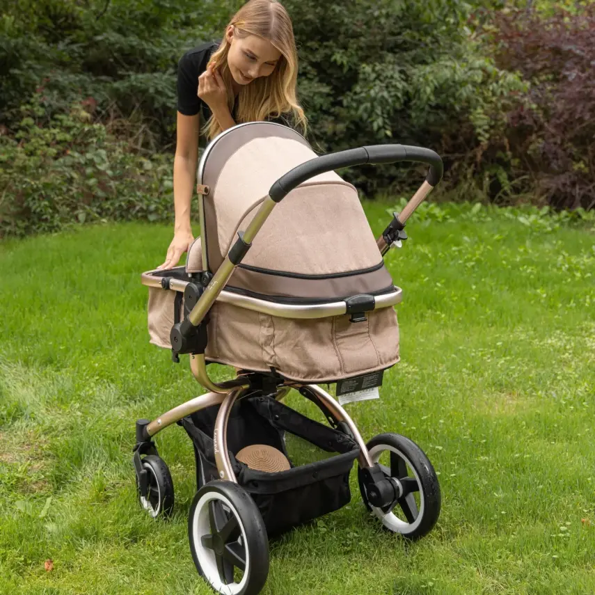 Pierre Cardin Legend Çift Yönlü Travel Sistem- Seyahat Sistem Bebek Arabası Kahve - 9