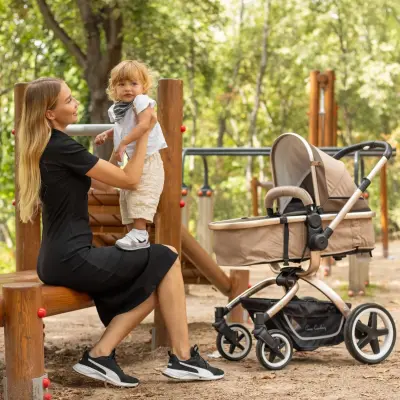 Pierre Cardin Legend Çift Yönlü Travel Sistem- Seyahat Sistem Bebek Arabası Kahve - 6