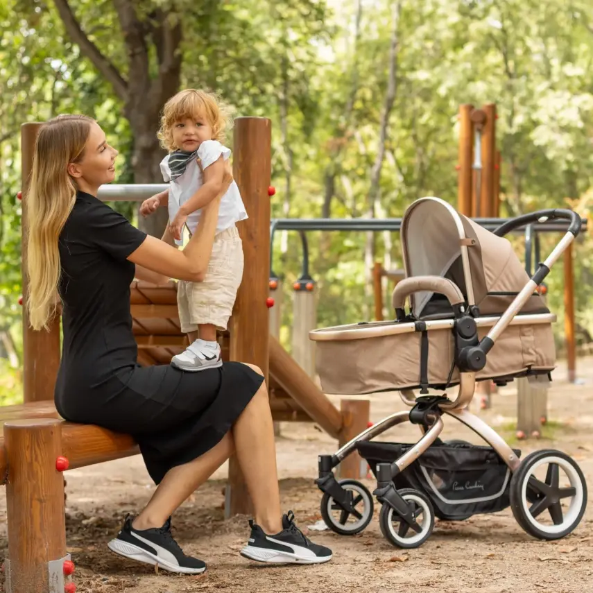 Pierre Cardin Legend Çift Yönlü Travel Sistem- Seyahat Sistem Bebek Arabası Siyah - 4