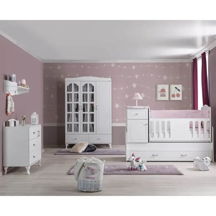 Pierre Cardin Mignon Bebek Odası Takımı - 4