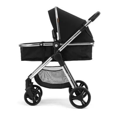 Pierre Cardin Voyager Tek Elle Katlanabilen Çift Yönlü Seyahat Travel Sistem Bebek Arabası Siyah - 11