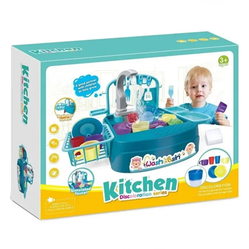 Pilli Mutfak Lavabosu Turkuaz - 13