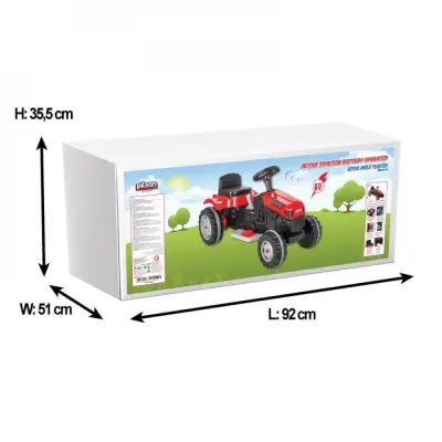 Pilsan Active Akülü Traktör 6 Volt Yeşil - 3