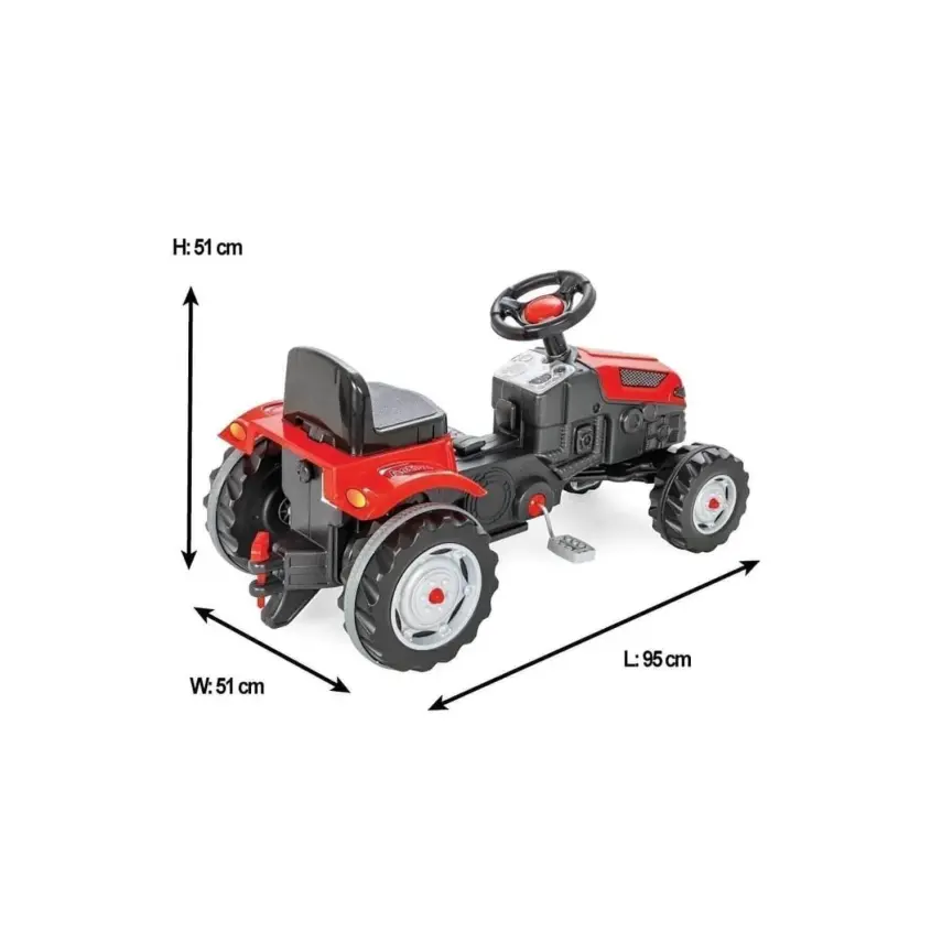 Pilsan Active Pedallı Traktör Kırmızı - 2
