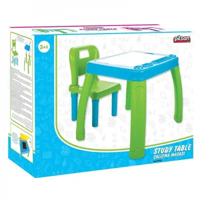 Pilsan Çalışma Masası Mavi Yeşil - 2