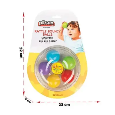 Pilsan Çıngıraklı Zıp Zıp Toplar - 4