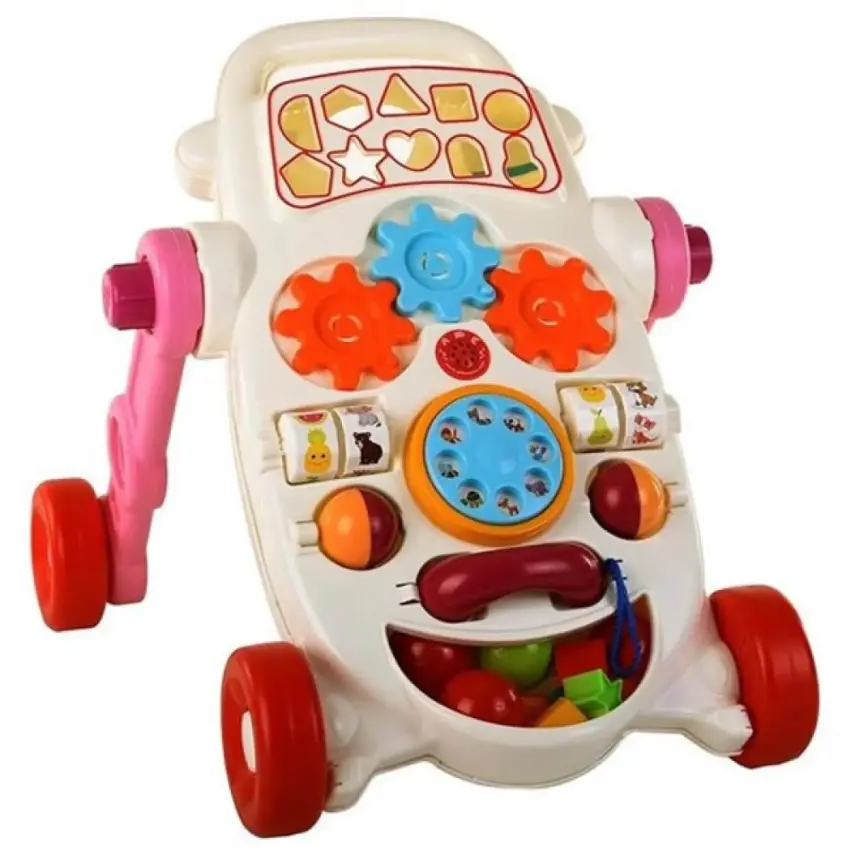 Pilsan Happy İlk Adım Arabası Pembe - 1