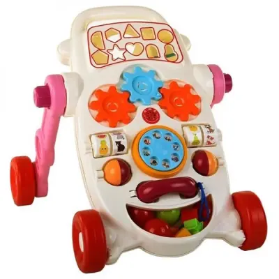 Pilsan Happy İlk Adım Arabası Pembe - 3