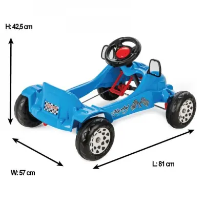 Pilsan Herby Pedallı Araba Kırmızı  - 2