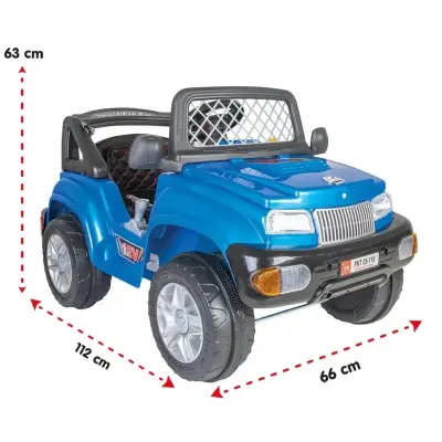 Pilsan Panther Akülü Araba Kumandalı 12 Volt Metalik Mavi 