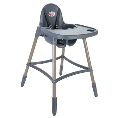 Pilsan Star Kaydırmaz Tabanlı Mama Sandalyesi- Antrasit