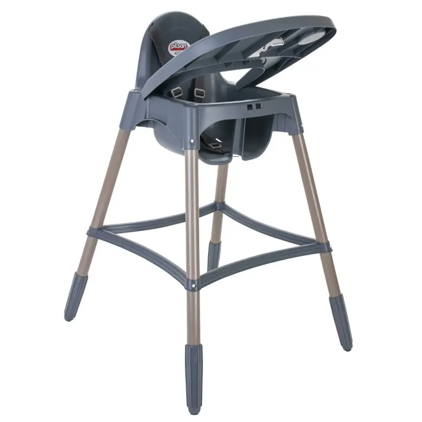 Pilsan Star Kaydırmaz Tabanlı Mama Sandalyesi- Antrasit - 2