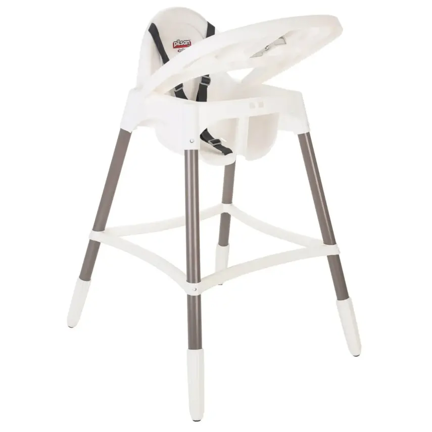 Pilsan Star Kaydırmaz Tabanlı Mama Sandalyesi- Beyaz - 5