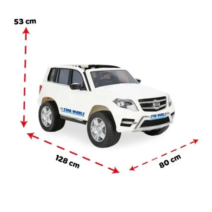 Pilsan Star Wheels Akülü Araba Kumandalı 12V Beyaz - 2