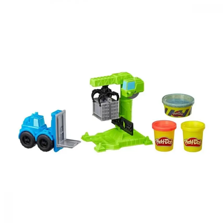 Play-Doh Çalışkan Vinç ve Forklift - 1