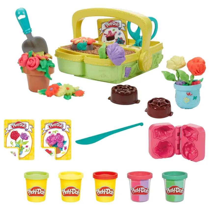 Play-Doh Renkli Çiçekler Botanik Oyun Seti - 8
