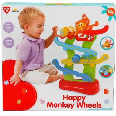 Play Go Top Oyunu 4 Katlı Maymunlu 9 Parça Sesli - 2