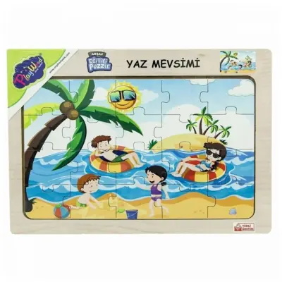 Play Wood Ahşap Tutmalı Puzzle Yaz Mevsimi - 3