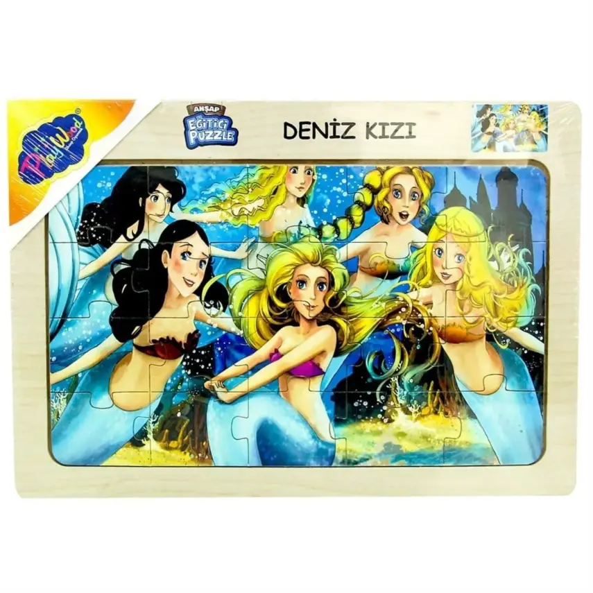 Play Woodl Eğitici Puzzle Denizkızı - 3