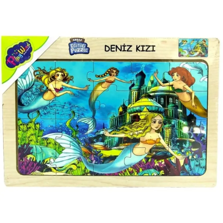 Play Woodl Eğitici Puzzle Denizkızı - 4