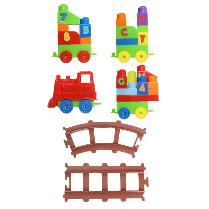 Playblox Tren Seti 77 Parça - 5