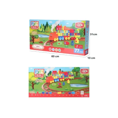 Playblox Tren Seti 77 Parça - 7