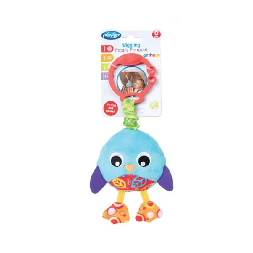 Playgro Wiggling Penguen Asılabilir Çıngırak - 1