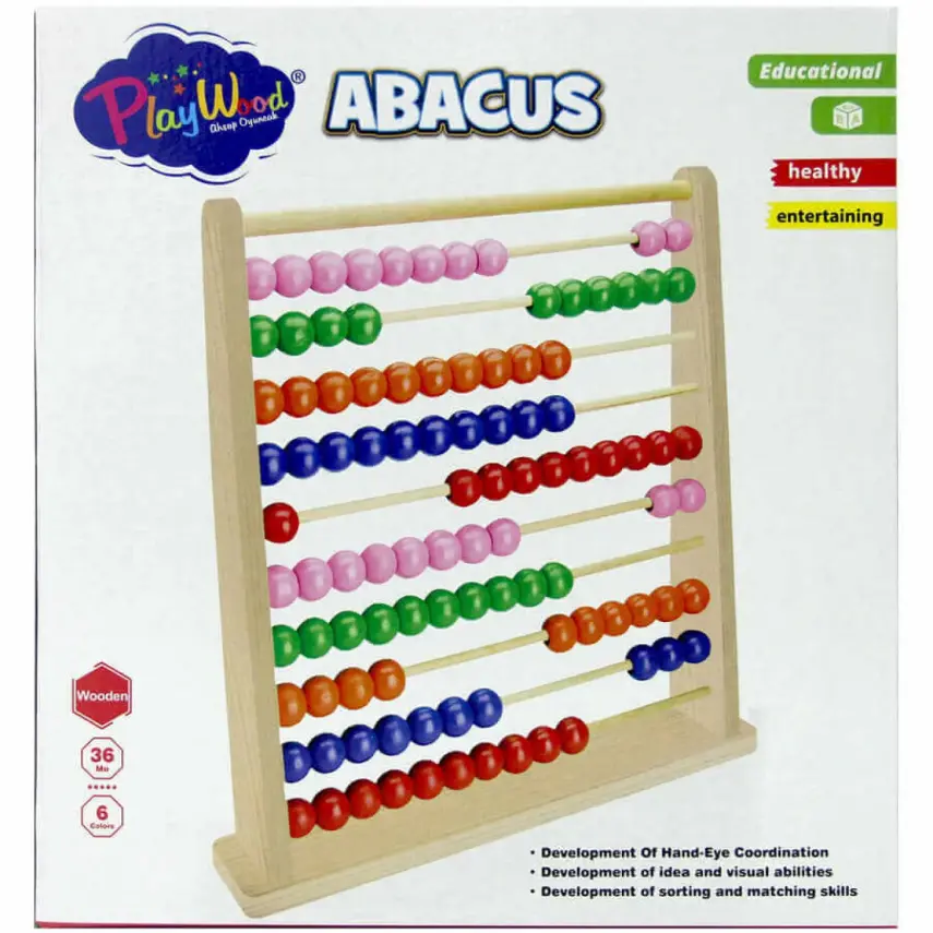 Playwood Ahşap Abaküs Büyük - 1