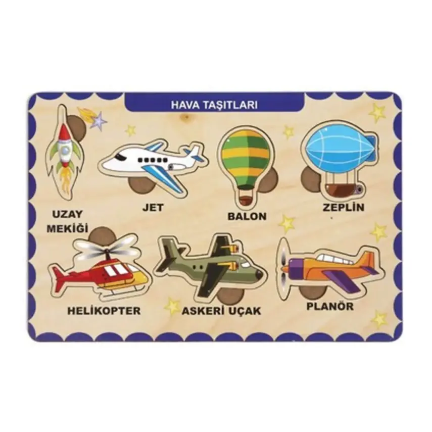 Playwood Ahşap Tutmalı Deniz Ve Hava Taşıtları - 1