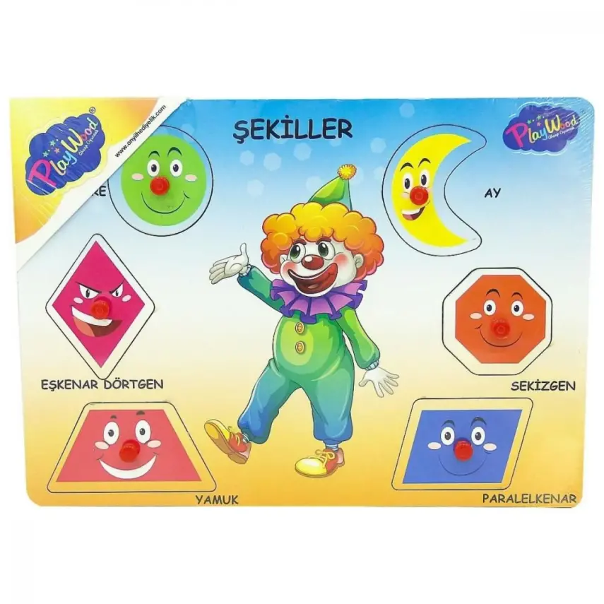 Playwood Ahşap Tutmalı Şekiller - 2