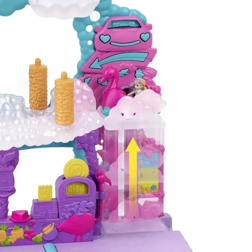 Polly Pocket Flamingo Araba Su Eğlencesi Seti - 3