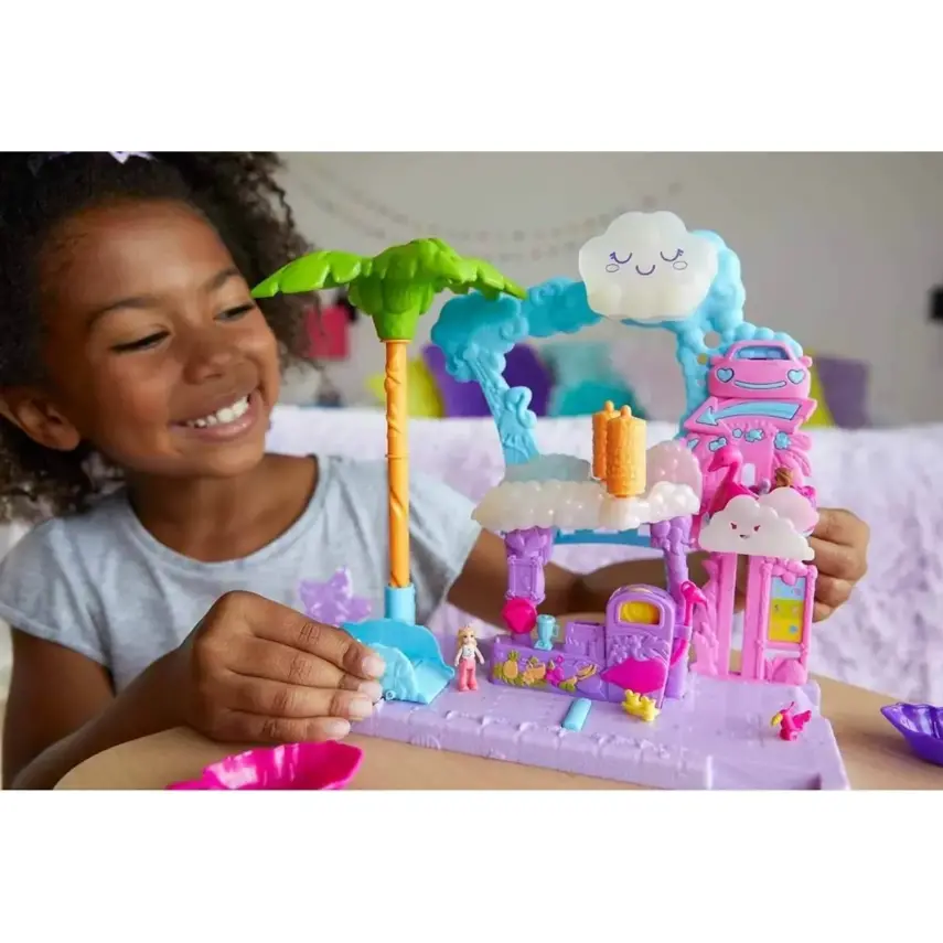 Polly Pocket Flamingo Araba Su Eğlencesi Seti - 4