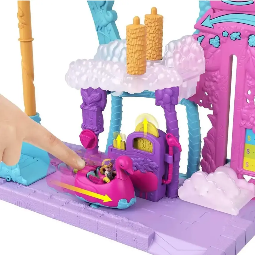 Polly Pocket Flamingo Araba Su Eğlencesi Seti - 2