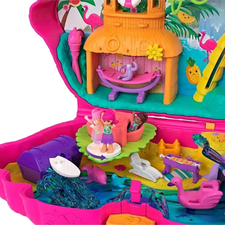 Polly Pocket Flamingo Partisi Oyun Seti - 5
