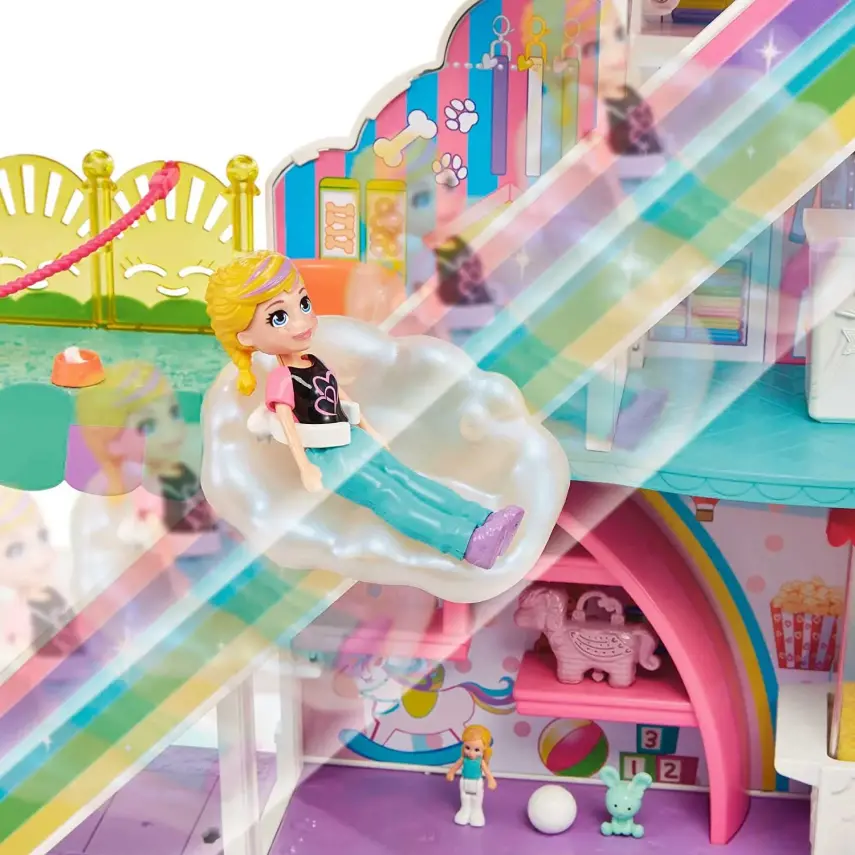 Polly Pocket Gökkuşağı Alışveriş Merkezi Oyun Seti - 4