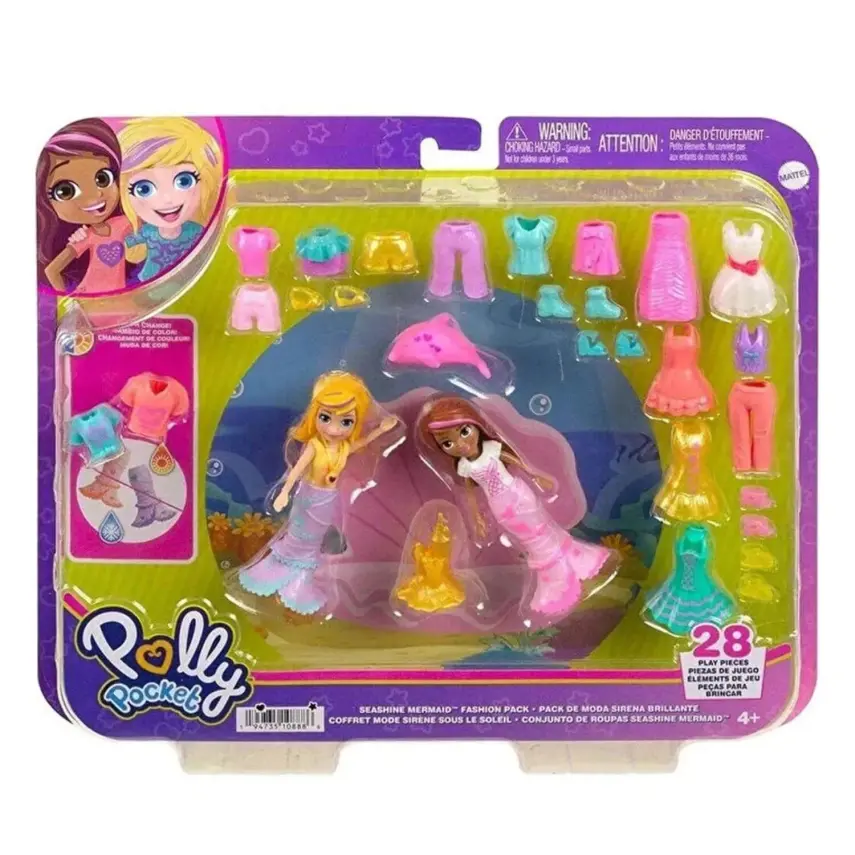 Polly Pocket ve Arkadaşları Farklı Moda Aksesuarları Oyun Setleri - 2